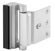 Child Safety Door Reinforced Lock with Night Lock in silver aluminum alloy