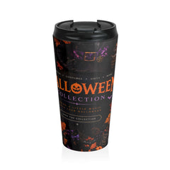Annetude Halloween Collections skull mug with vibrant Halloween-themed design, perfect for spooky season.