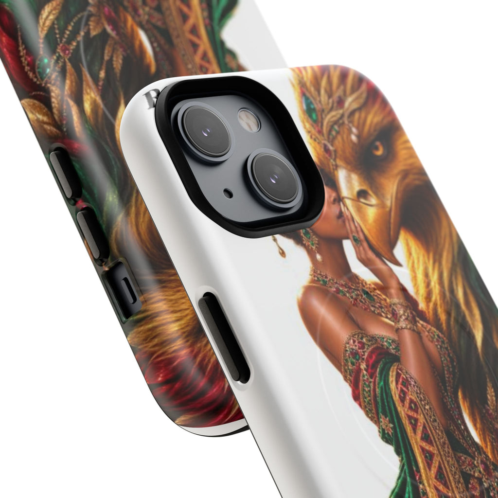 Royalty Phone Case — African Queen & Gryphon Art Tough Magnetic Case