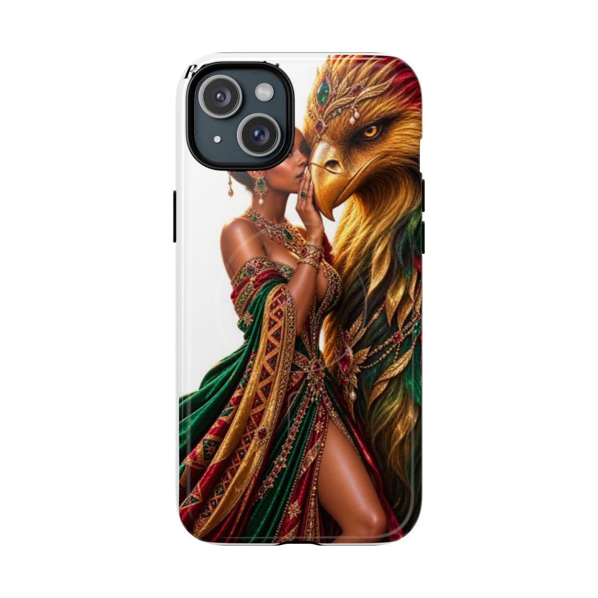 Royalty Phone Case — African Queen & Gryphon Art Tough Magnetic Case
