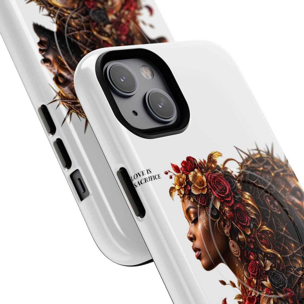 Phone Case — "Love Is Patient" Dual Portrait Magnetic Tough Case