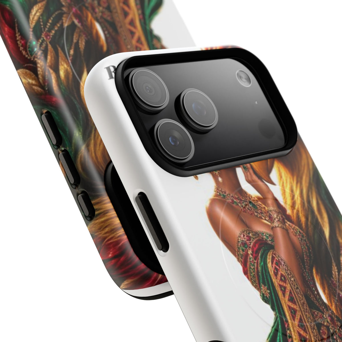 Royalty Phone Case — African Queen & Gryphon Art Tough Magnetic Case