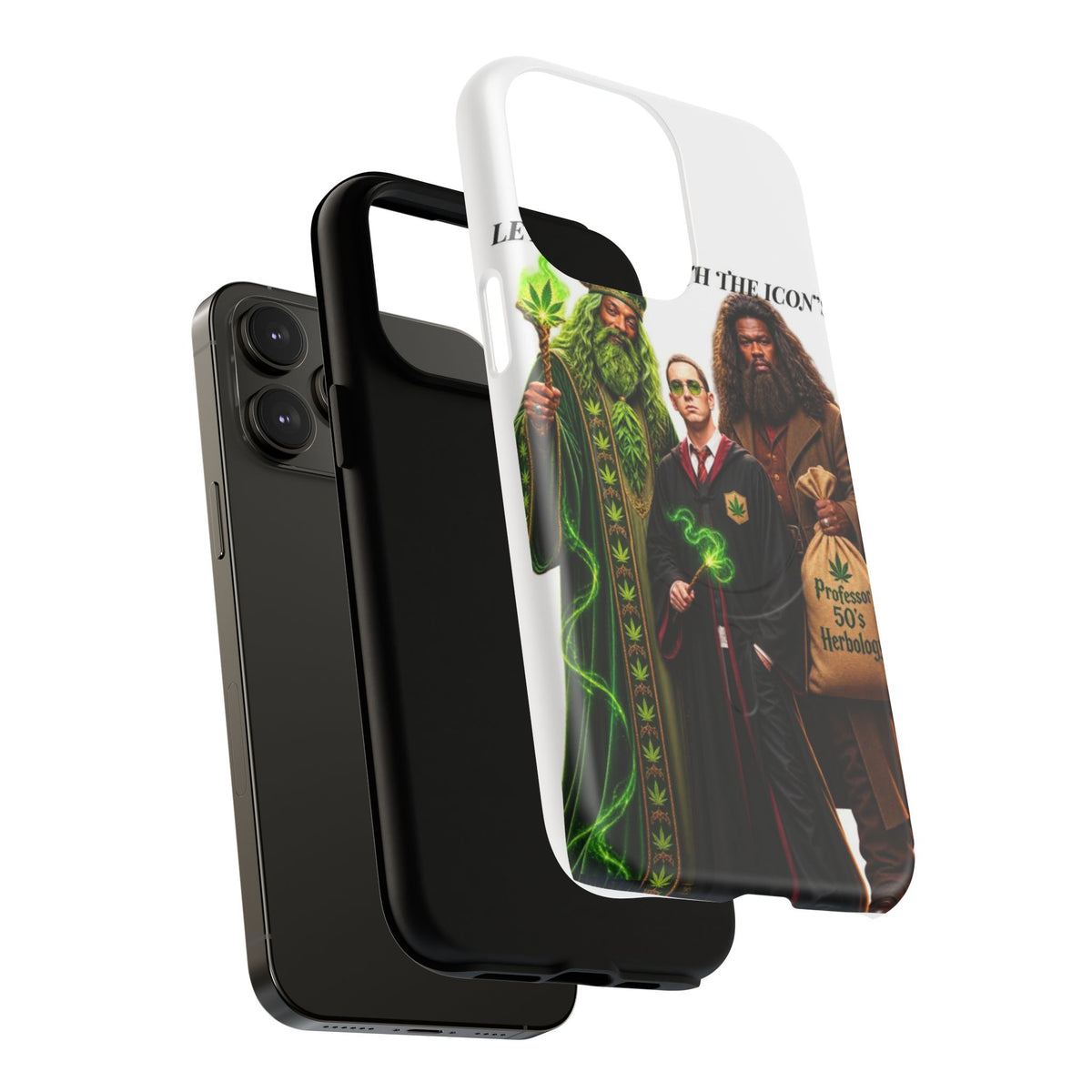 Phone Case — "Let's Smoke With The Icons" Wizard & Herbology Design