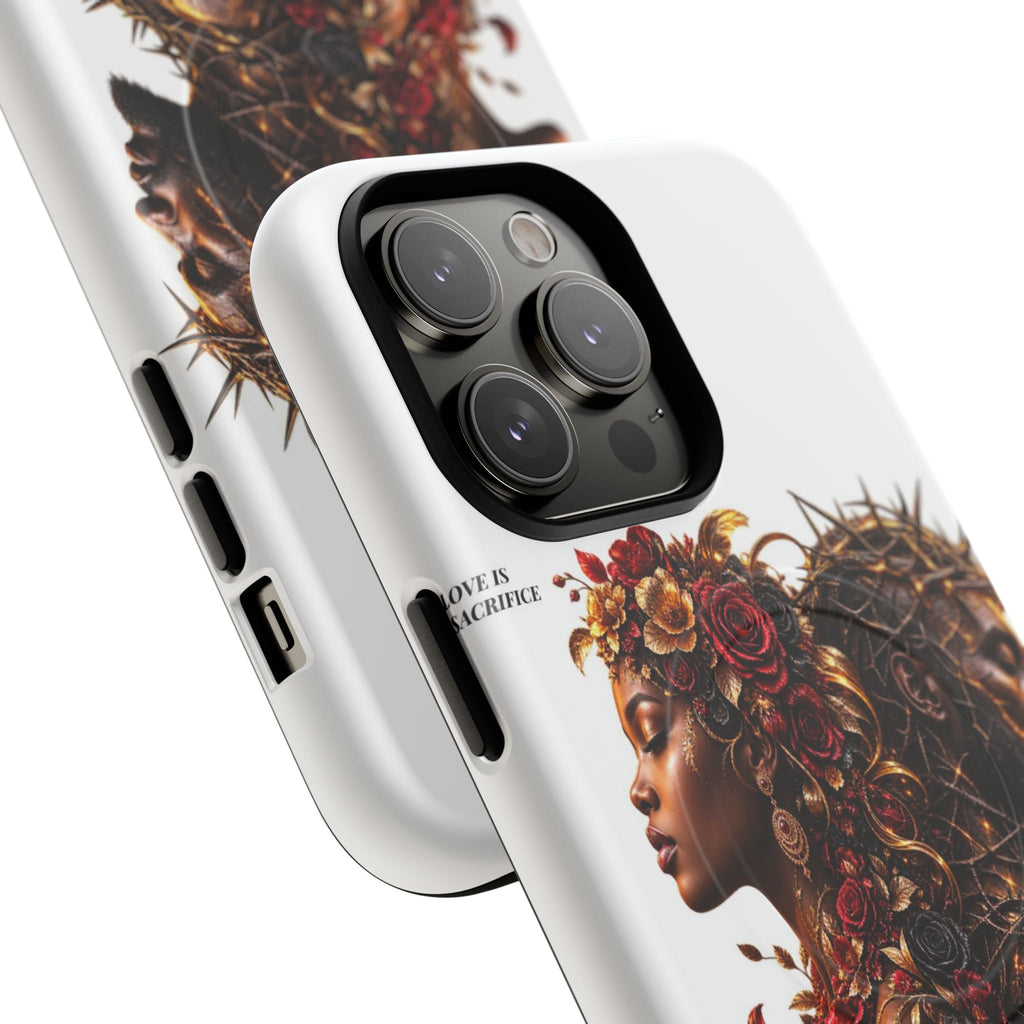 Phone Case — "Love Is Patient" Dual Portrait Magnetic Tough Case
