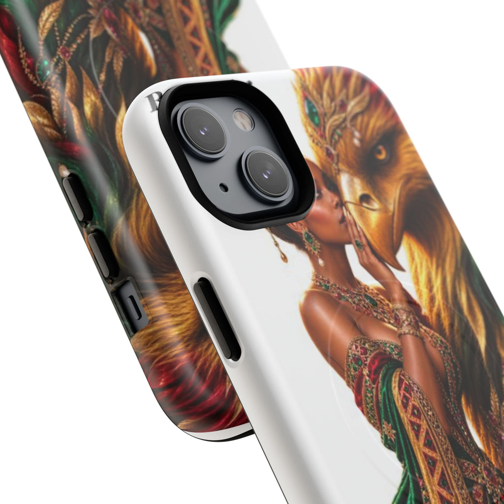 Royalty Phone Case — African Queen & Gryphon Art Tough Magnetic Case