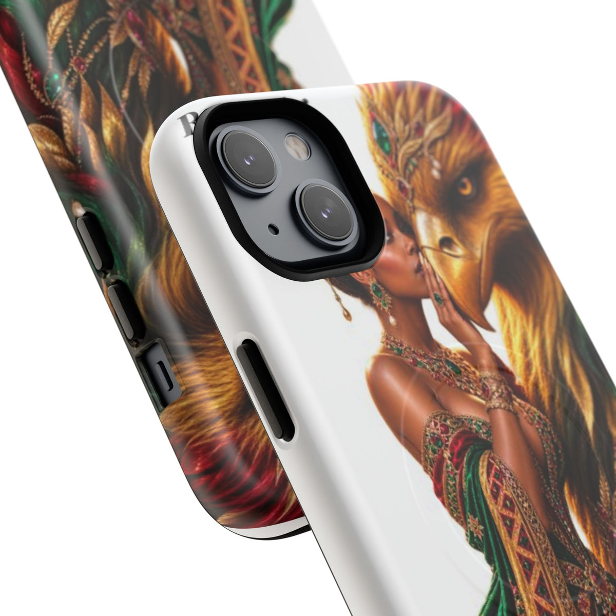 Royalty Phone Case — African Queen & Gryphon Art Tough Magnetic Case