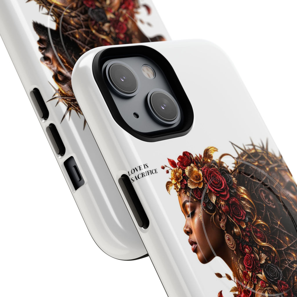 Phone Case — "Love Is Patient" Dual Portrait Magnetic Tough Case