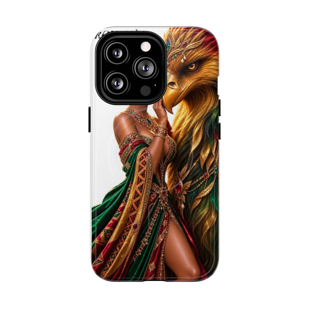 Royalty Phone Case — African Queen & Gryphon Art Tough Magnetic Case