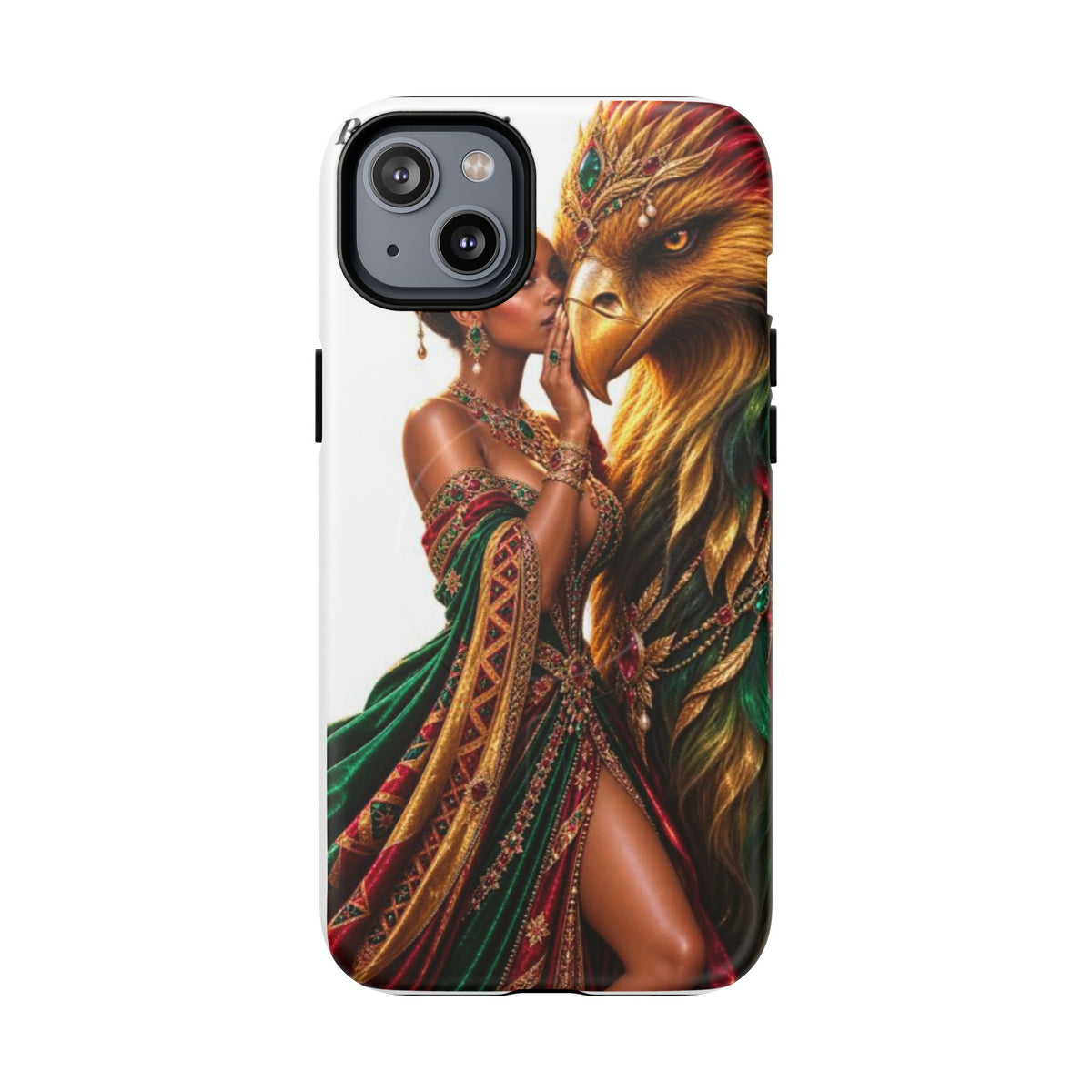 Royalty Phone Case — African Queen & Gryphon Art Tough Magnetic Case