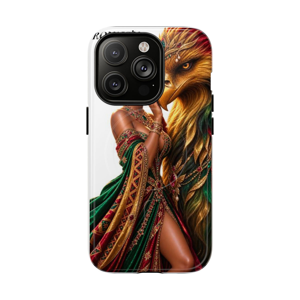 Royalty Phone Case — African Queen & Gryphon Art Tough Magnetic Case