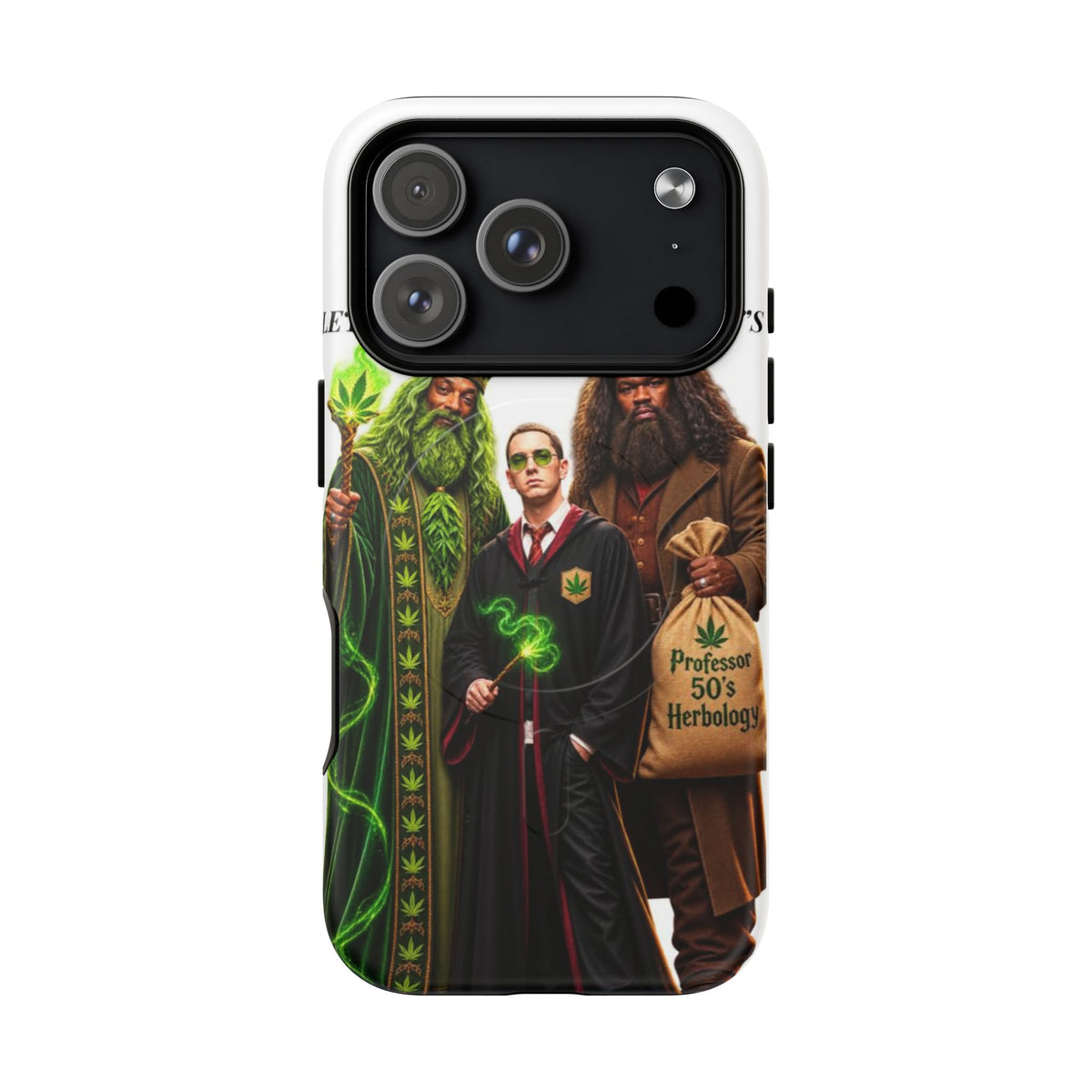 Phone Case — "Let's Smoke With The Icons" Wizard & Herbology Design