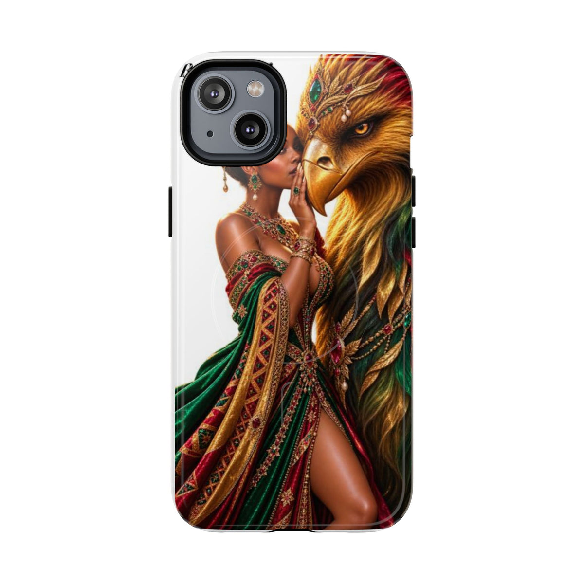 Royalty Phone Case — African Queen & Gryphon Art Tough Magnetic Case