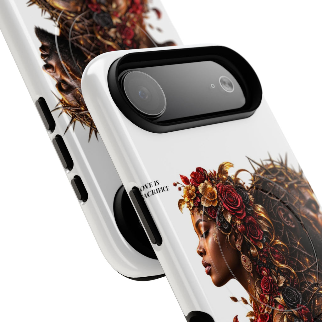 Phone Case — "Love Is Patient" Dual Portrait Magnetic Tough Case