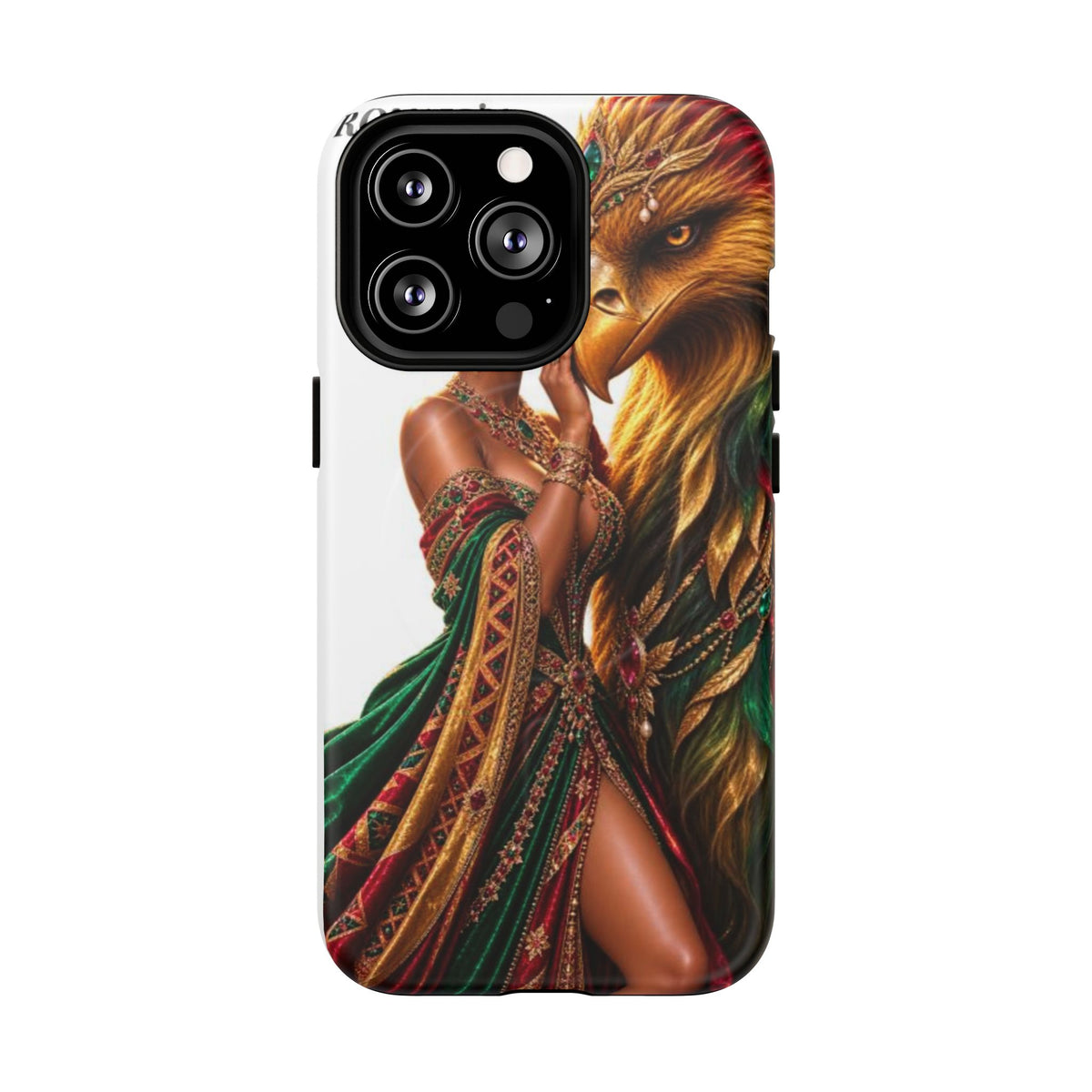 Royalty Phone Case — African Queen & Gryphon Art Tough Magnetic Case