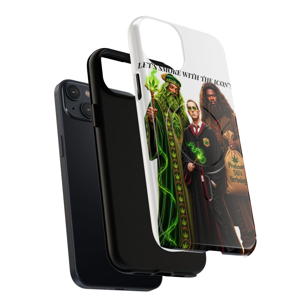 Phone Case — "Let's Smoke With The Icons" Wizard & Herbology Design