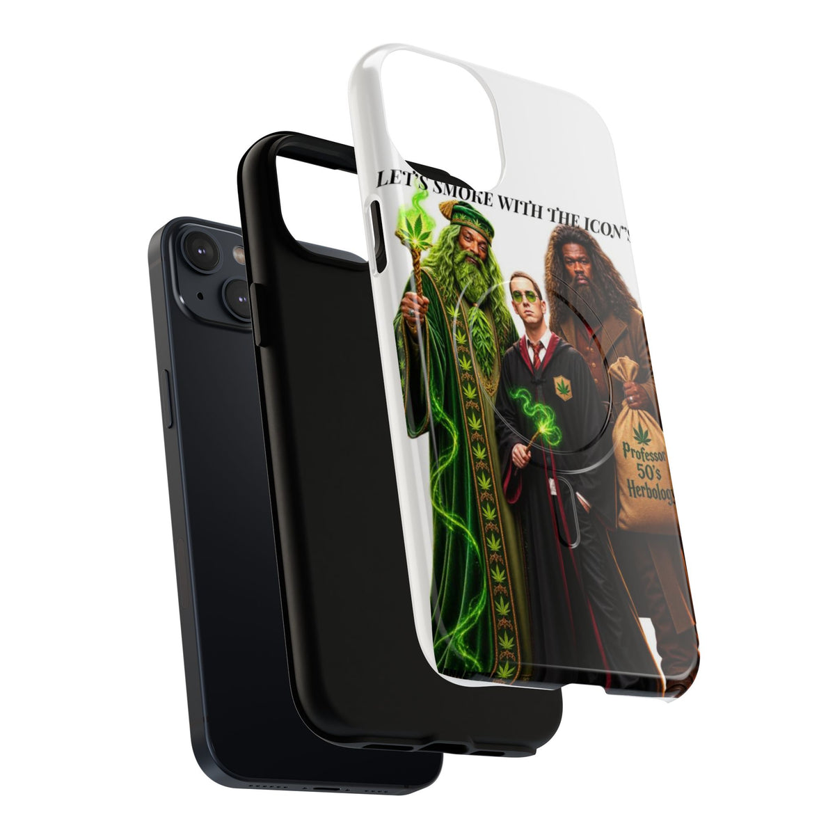 Phone Case — "Let's Smoke With The Icons" Wizard & Herbology Design