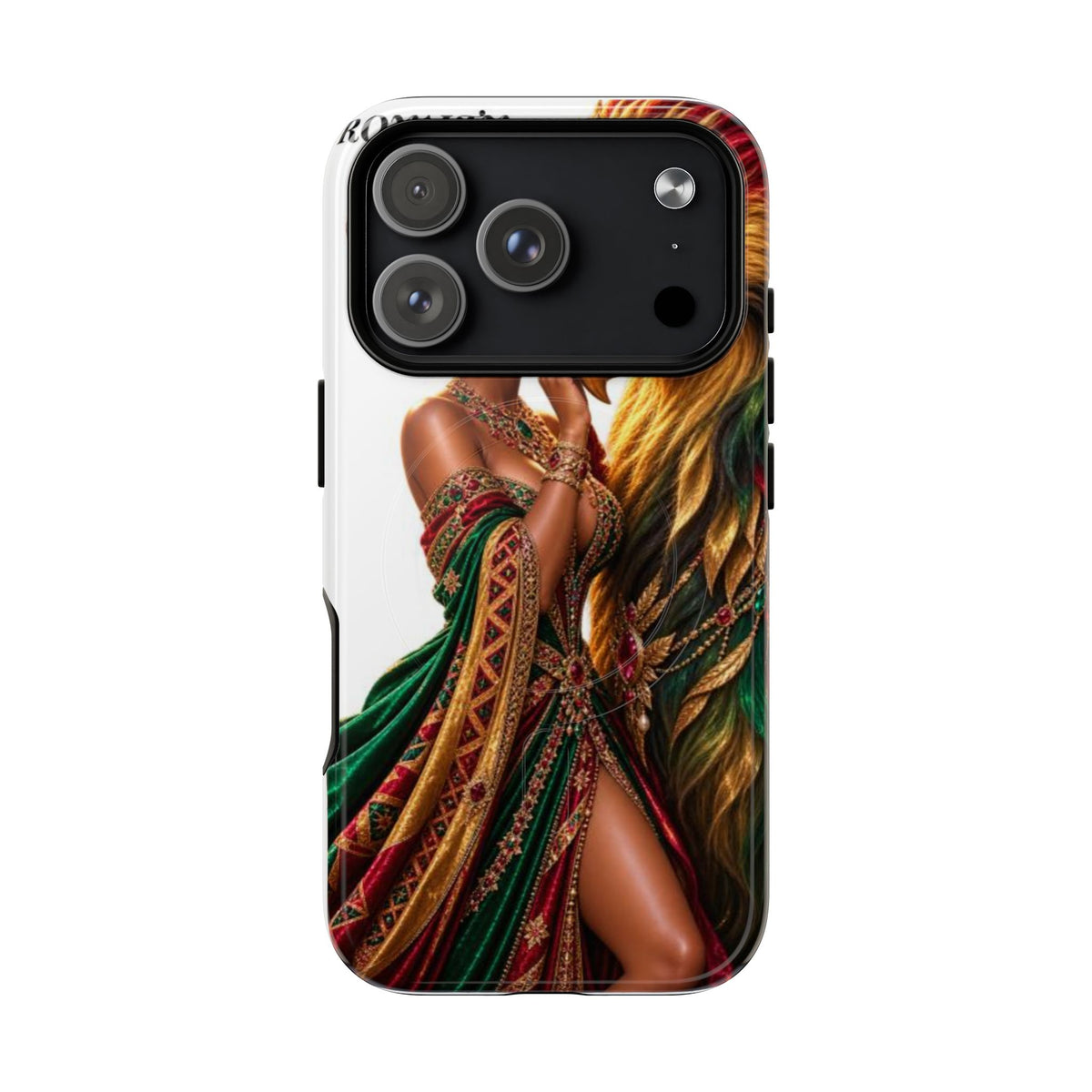 Royalty Phone Case — African Queen & Gryphon Art Tough Magnetic Case