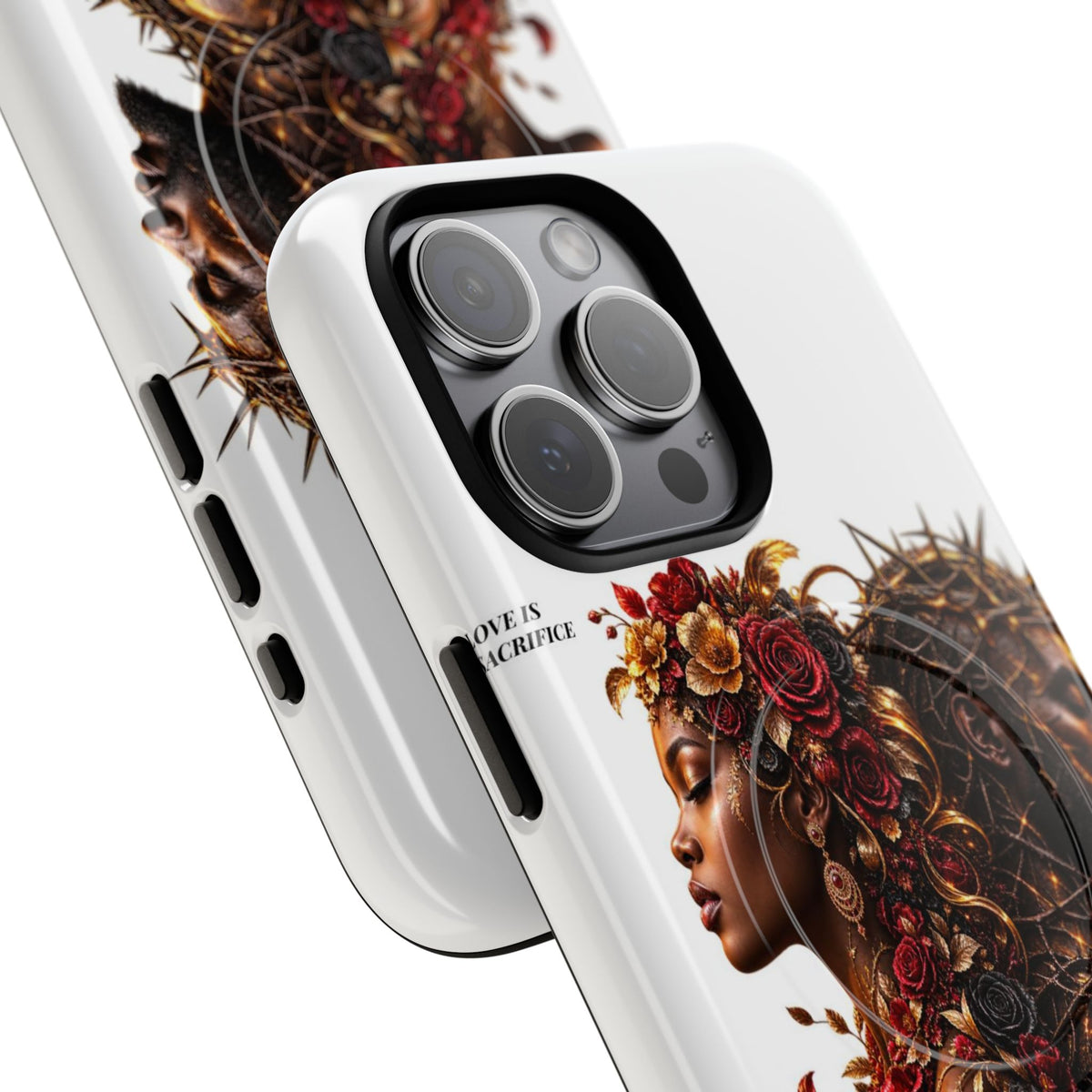 Phone Case — "Love Is Patient" Dual Portrait Magnetic Tough Case