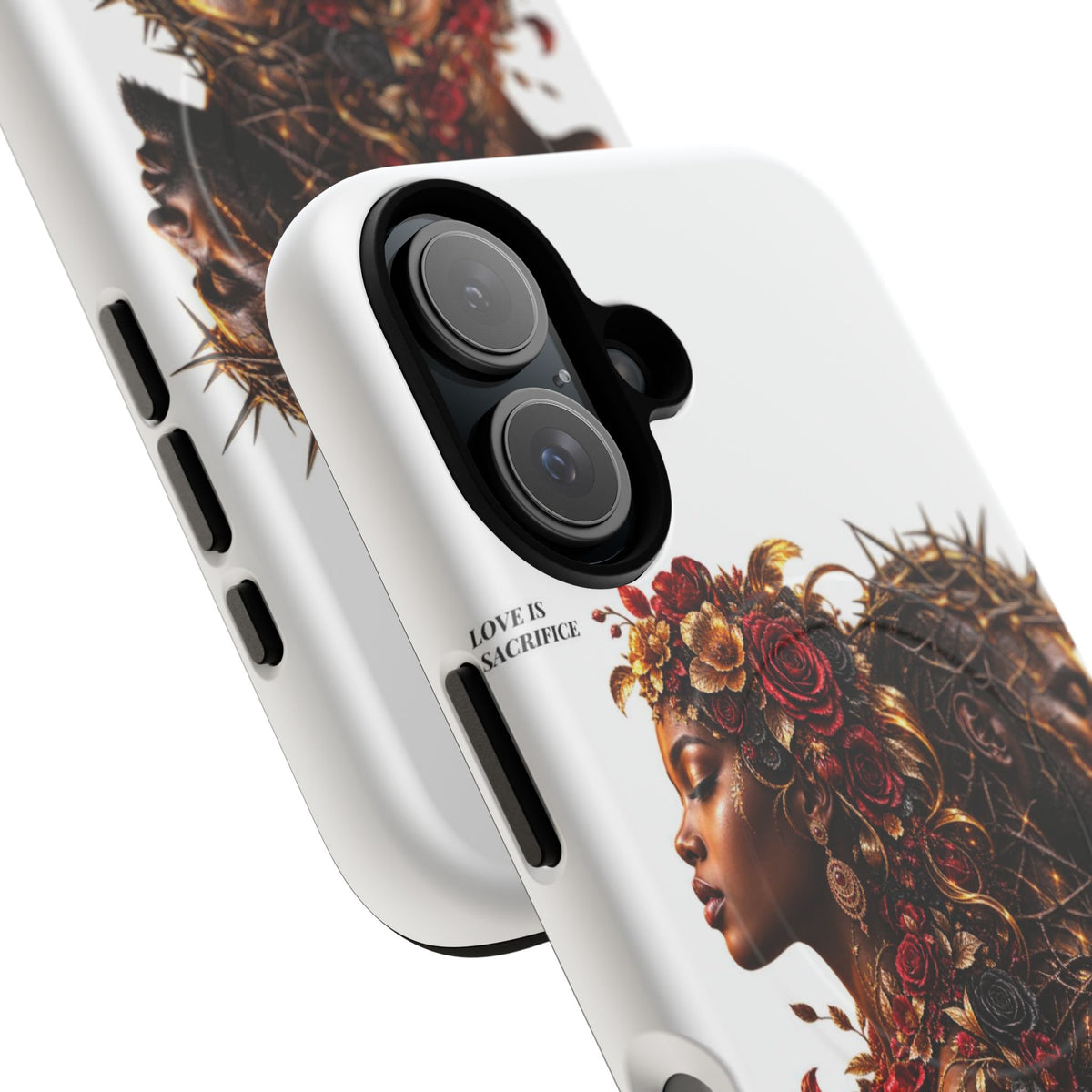 Phone Case — "Love Is Patient" Dual Portrait Magnetic Tough Case