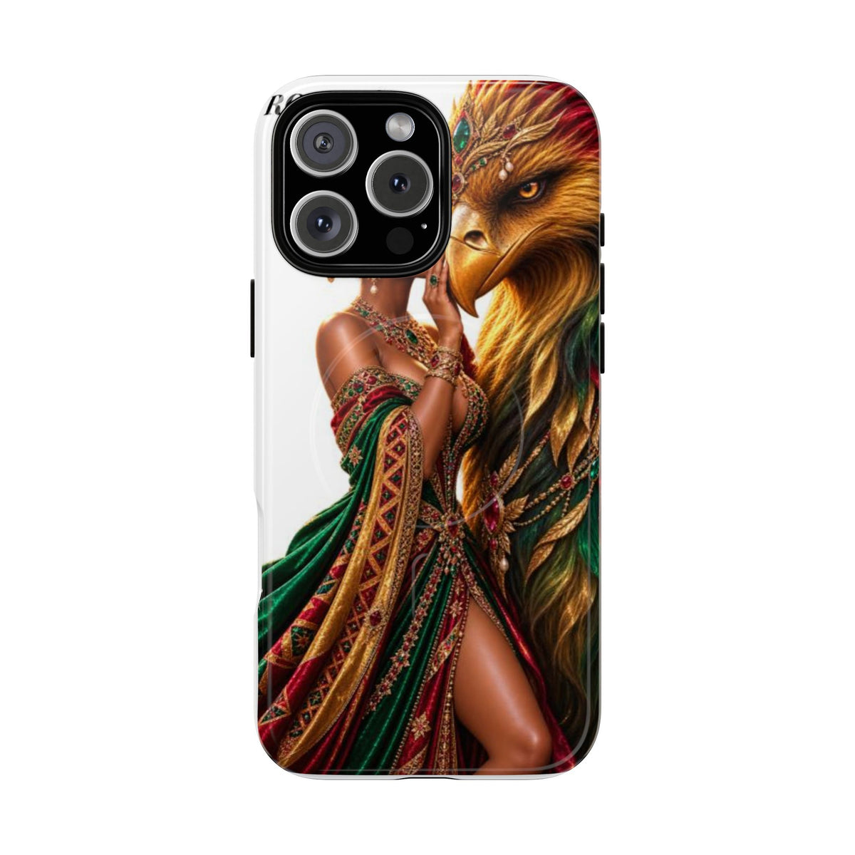 Royalty Phone Case — African Queen & Gryphon Art Tough Magnetic Case