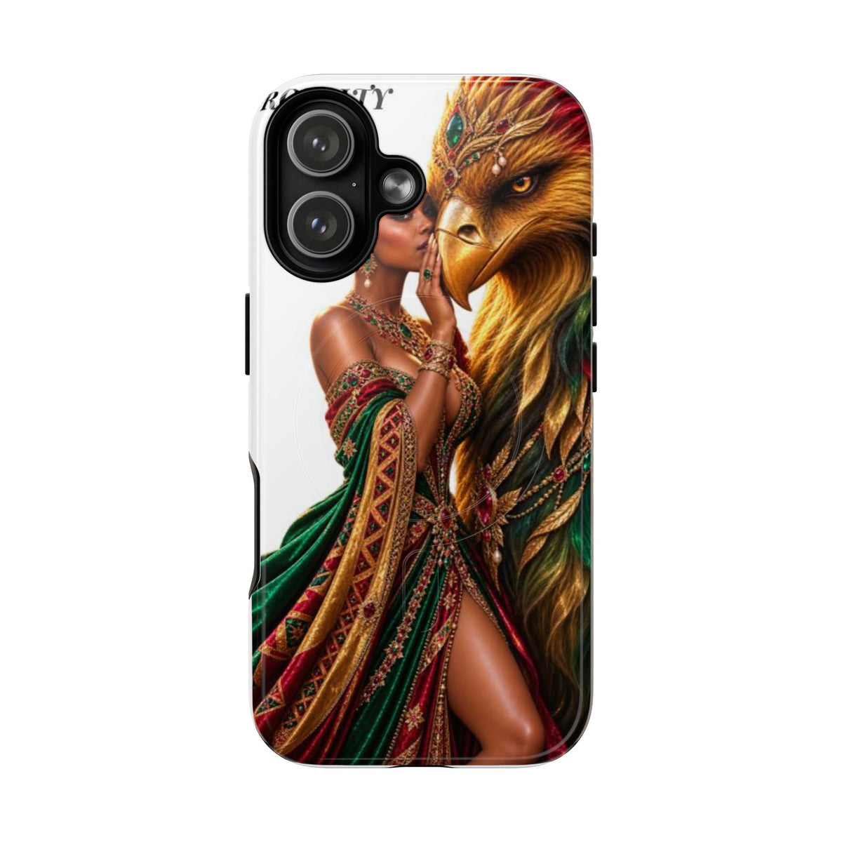 Royalty Phone Case — African Queen & Gryphon Art Tough Magnetic Case