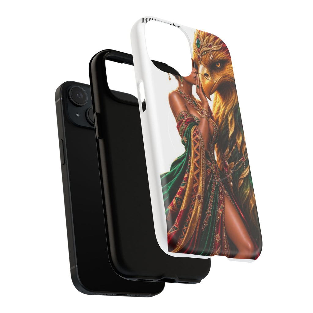 Royalty Phone Case — African Queen & Gryphon Art Tough Magnetic Case