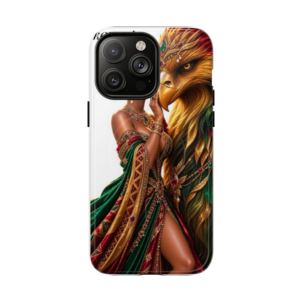 Royalty Phone Case — African Queen & Gryphon Art Tough Magnetic Case