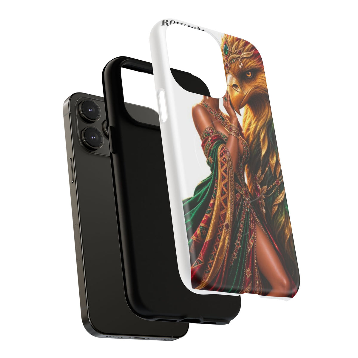 Royalty Phone Case — African Queen & Gryphon Art Tough Magnetic Case