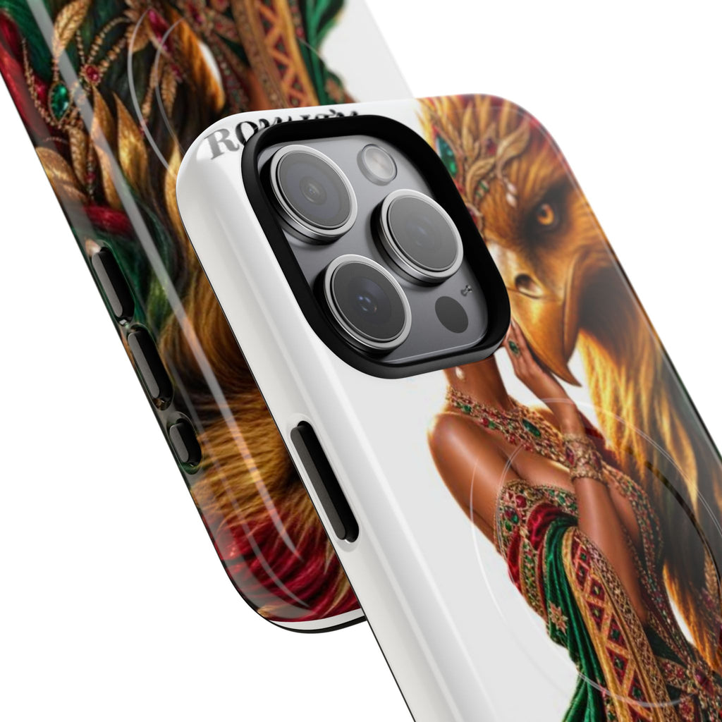 Royalty Phone Case — African Queen & Gryphon Art Tough Magnetic Case