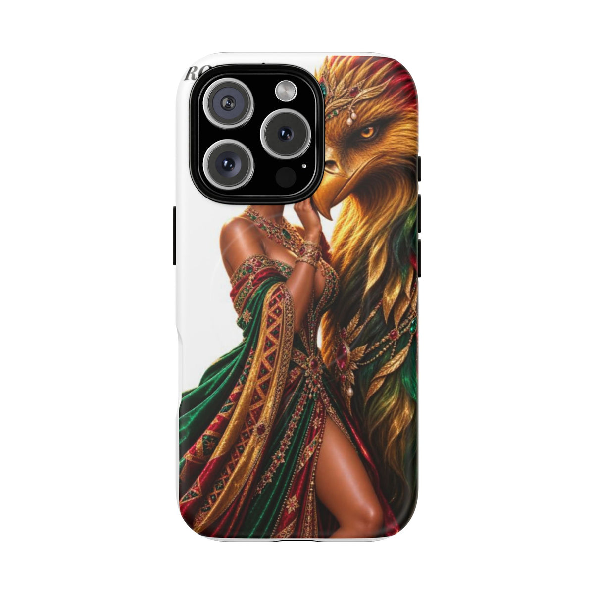 Royalty Phone Case — African Queen & Gryphon Art Tough Magnetic Case