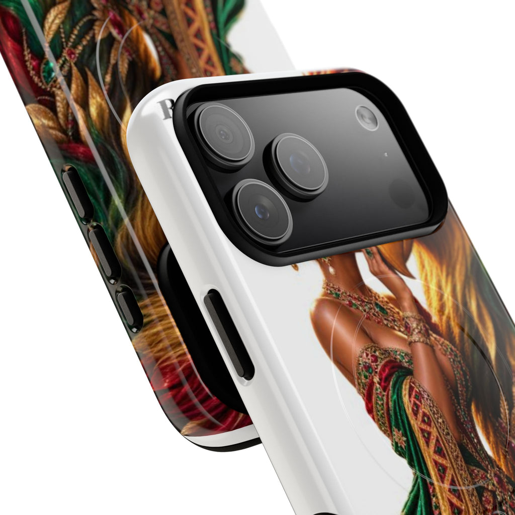 Royalty Phone Case — African Queen & Gryphon Art Tough Magnetic Case