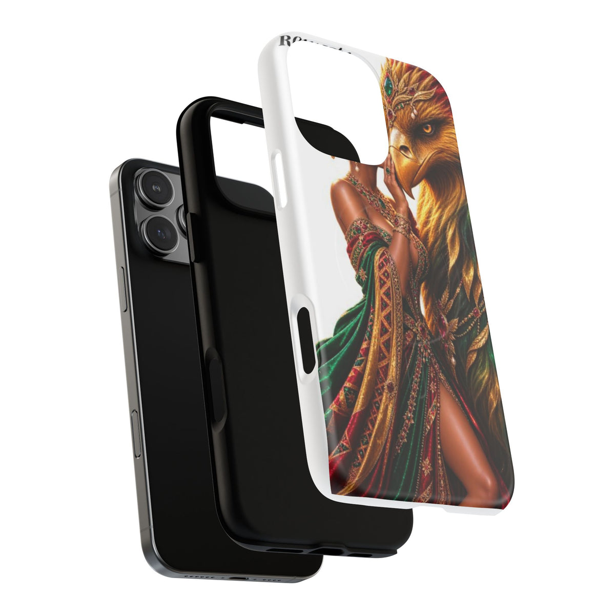 Royalty Phone Case — African Queen & Gryphon Art Tough Magnetic Case