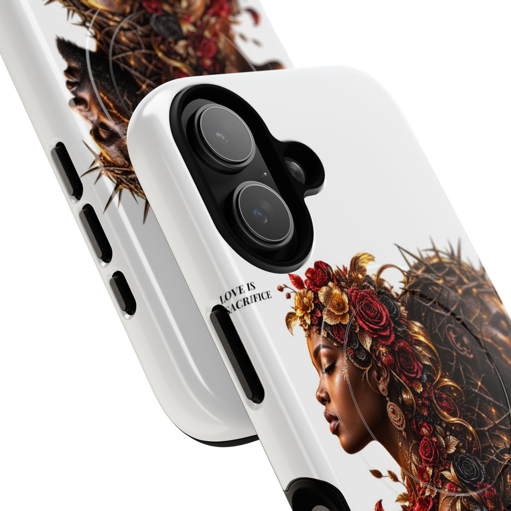 Phone Case — "Love Is Patient" Dual Portrait Magnetic Tough Case