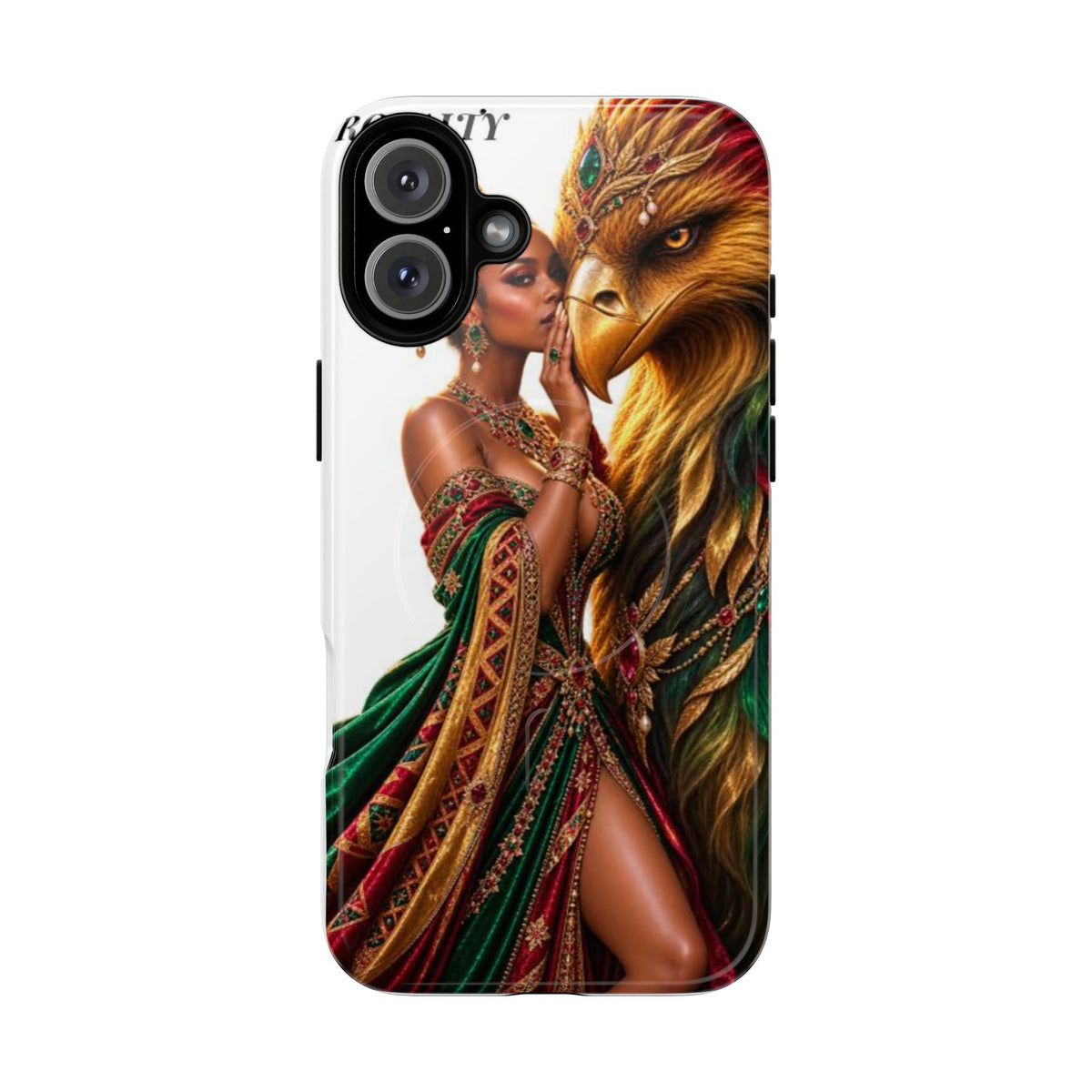 Royalty Phone Case — African Queen & Gryphon Art Tough Magnetic Case