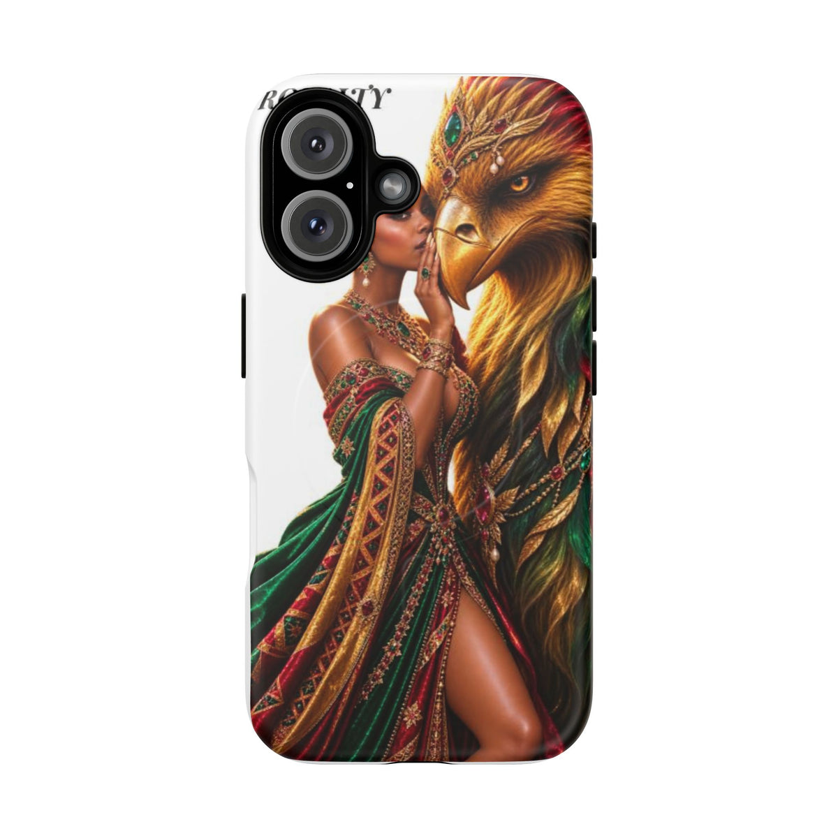 Royalty Phone Case — African Queen & Gryphon Art Tough Magnetic Case