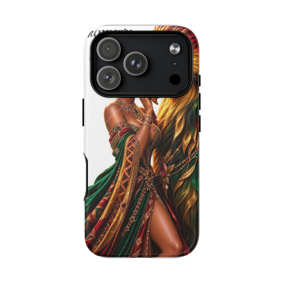 Royalty Phone Case — African Queen & Gryphon Art Tough Magnetic Case
