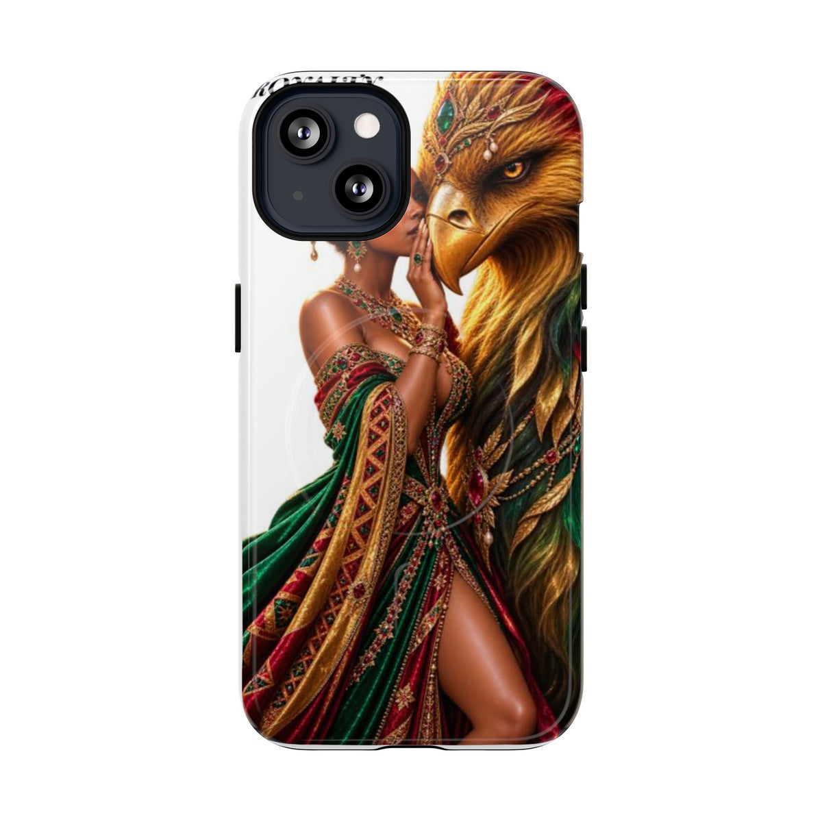 Royalty Phone Case — African Queen & Gryphon Art Tough Magnetic Case
