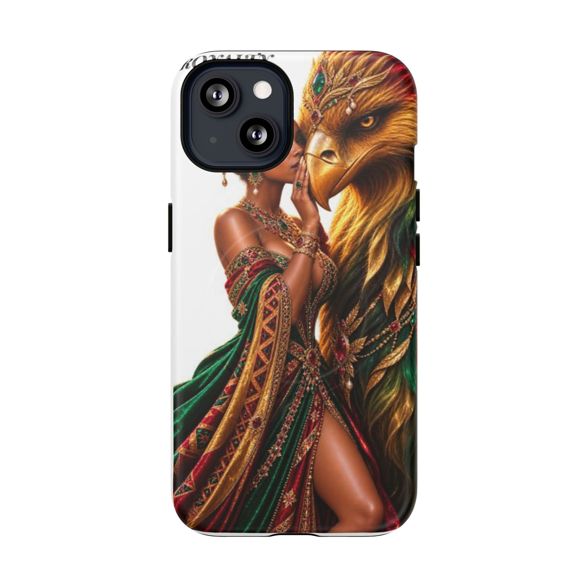 Royalty Phone Case — African Queen & Gryphon Art Tough Magnetic Case
