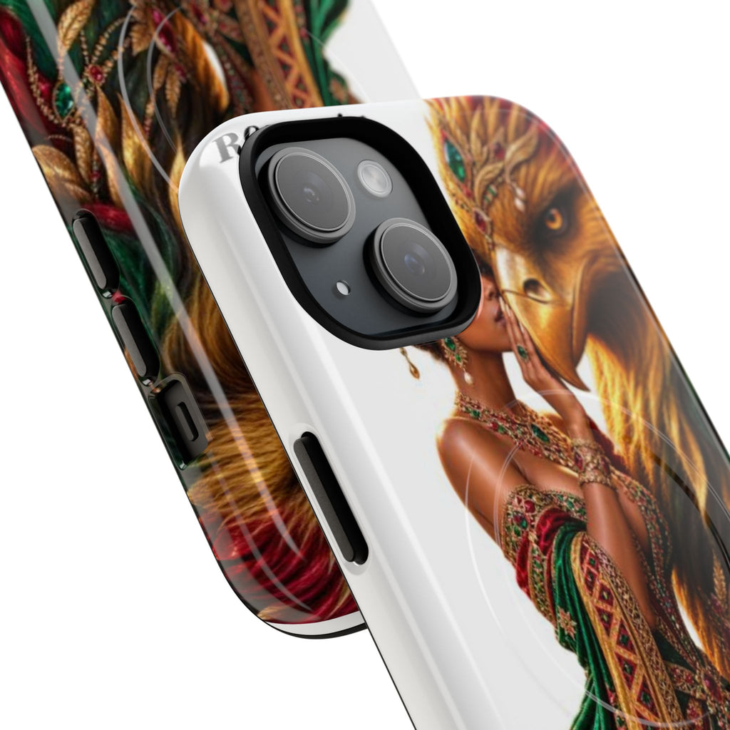 Royalty Phone Case — African Queen & Gryphon Art Tough Magnetic Case