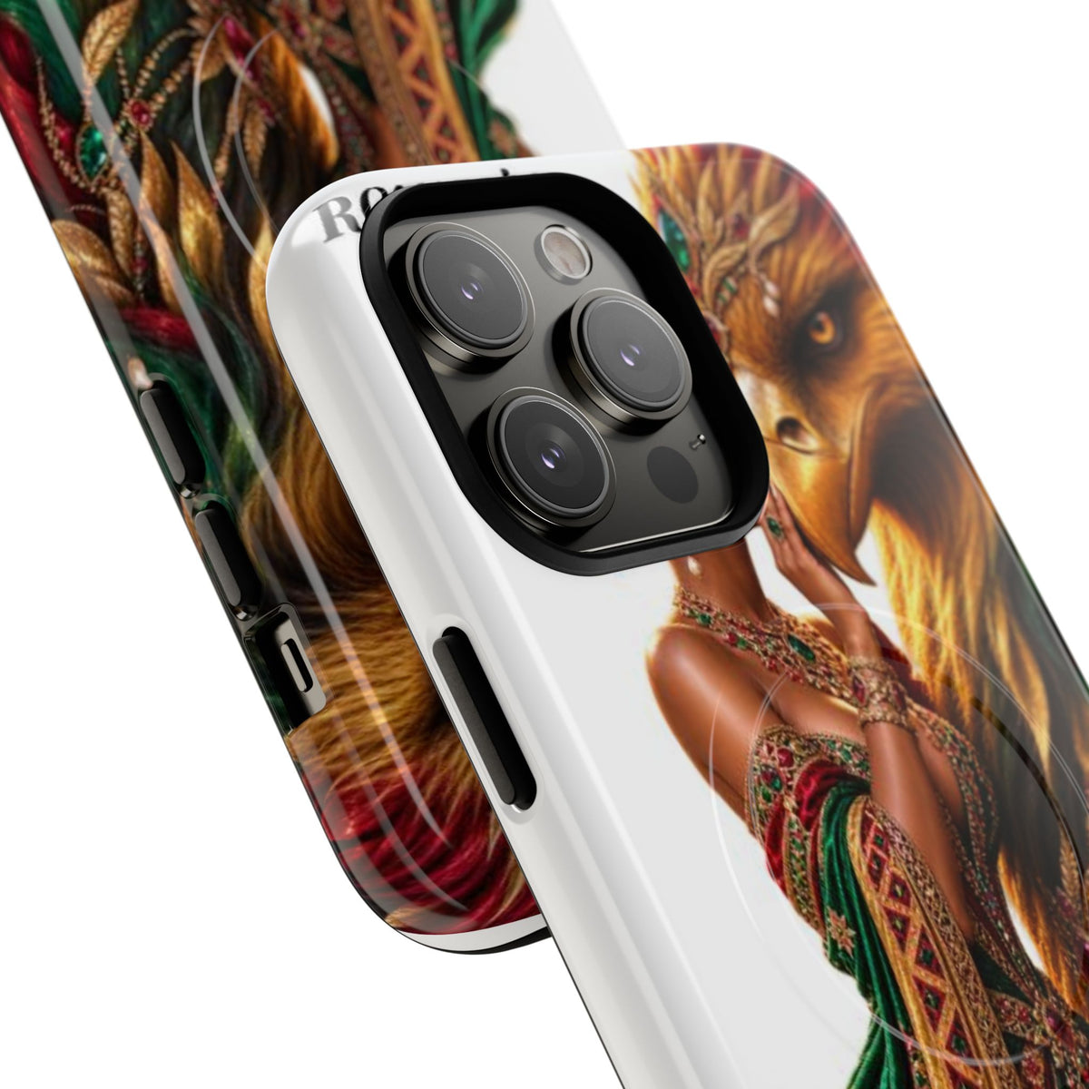 Royalty Phone Case — African Queen & Gryphon Art Tough Magnetic Case