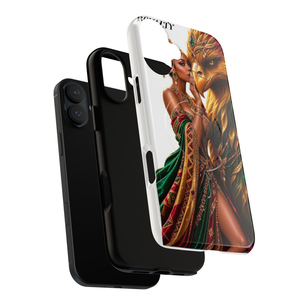 Royalty Phone Case — African Queen & Gryphon Art Tough Magnetic Case