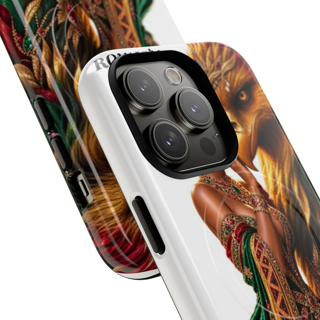 Royalty Phone Case — African Queen & Gryphon Art Tough Magnetic Case