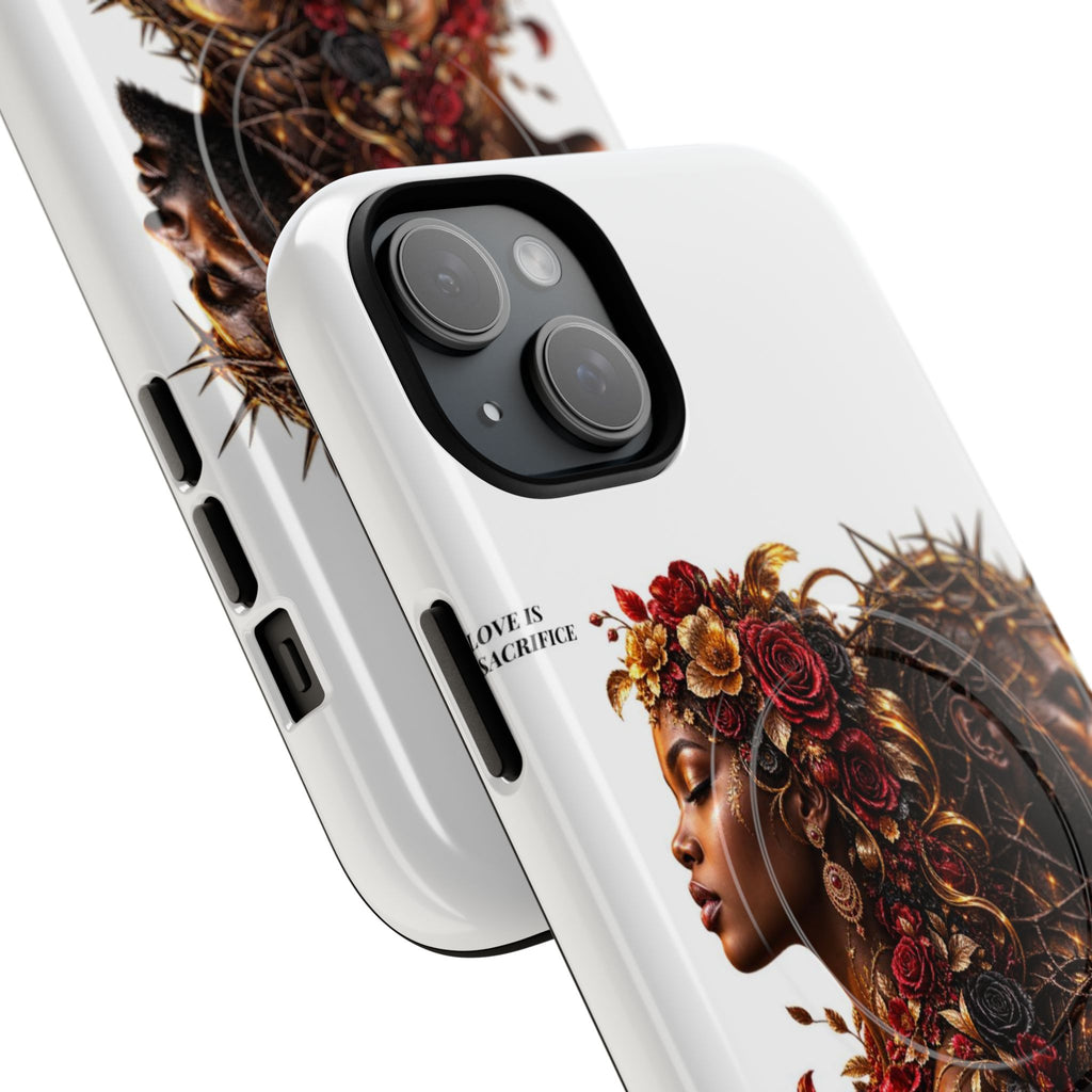 Phone Case — "Love Is Patient" Dual Portrait Magnetic Tough Case
