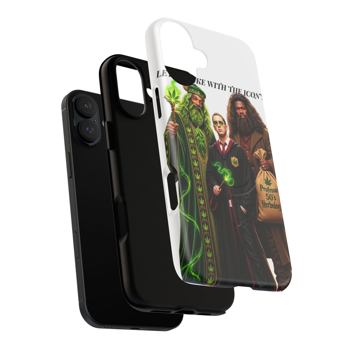 Phone Case — "Let's Smoke With The Icons" Wizard & Herbology Design