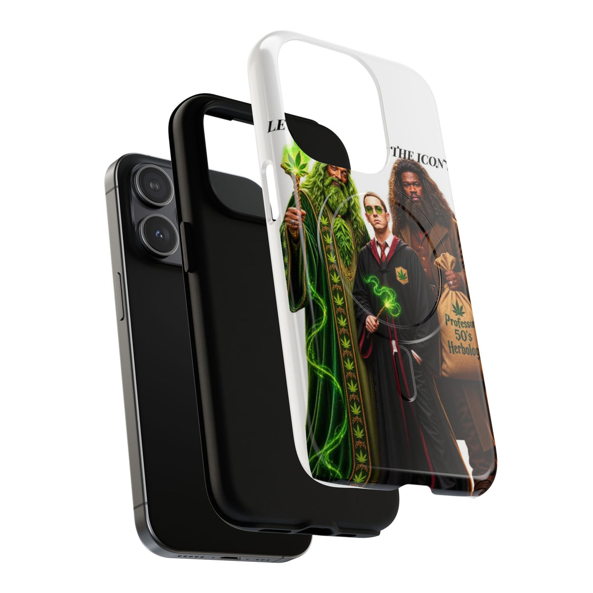 Phone Case — "Let's Smoke With The Icons" Wizard & Herbology Design