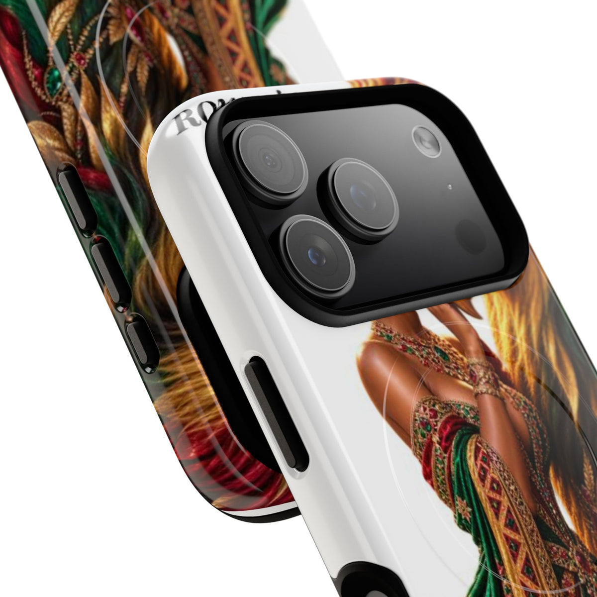 Royalty Phone Case — African Queen & Gryphon Art Tough Magnetic Case