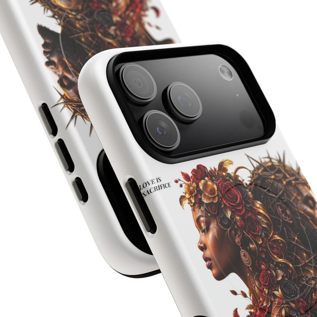 Phone Case — "Love Is Patient" Dual Portrait Magnetic Tough Case