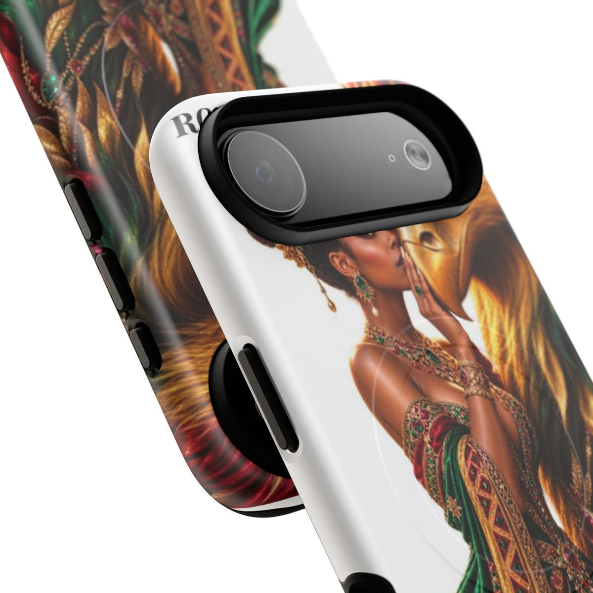 Royalty Phone Case — African Queen & Gryphon Art Tough Magnetic Case