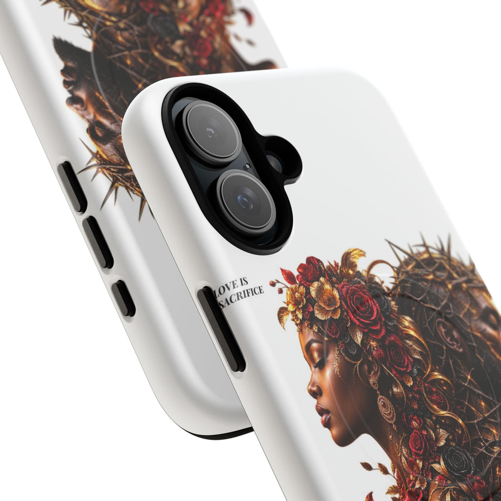 Phone Case — "Love Is Patient" Dual Portrait Magnetic Tough Case