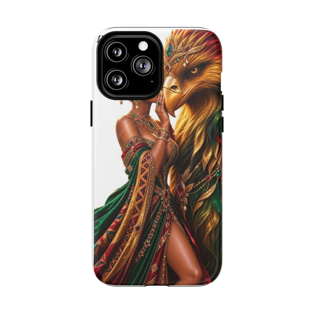 Royalty Phone Case — African Queen & Gryphon Art Tough Magnetic Case